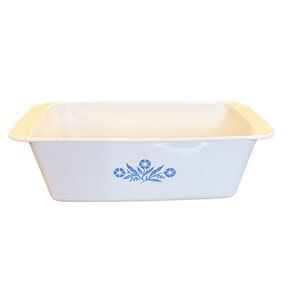 CorningWare Blue Cornflower Loaf Pan Vintage 9x5x3” Vintage